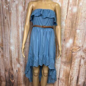 Rue21 Ruffled Strapless High Low‎ Dress